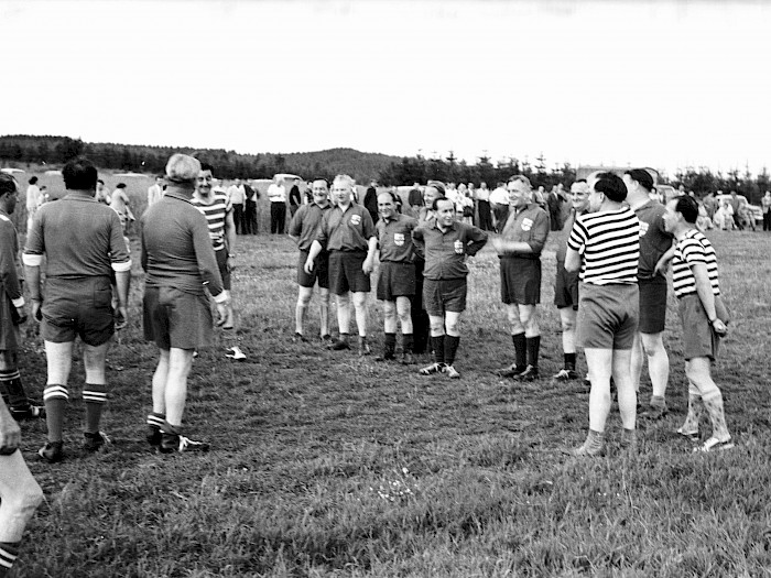 Fußball auf der Blumenrather Heide 1965
